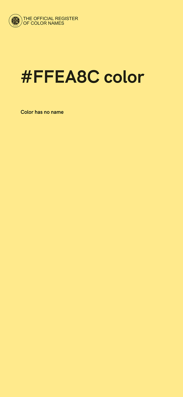 #FFEA8C color image
