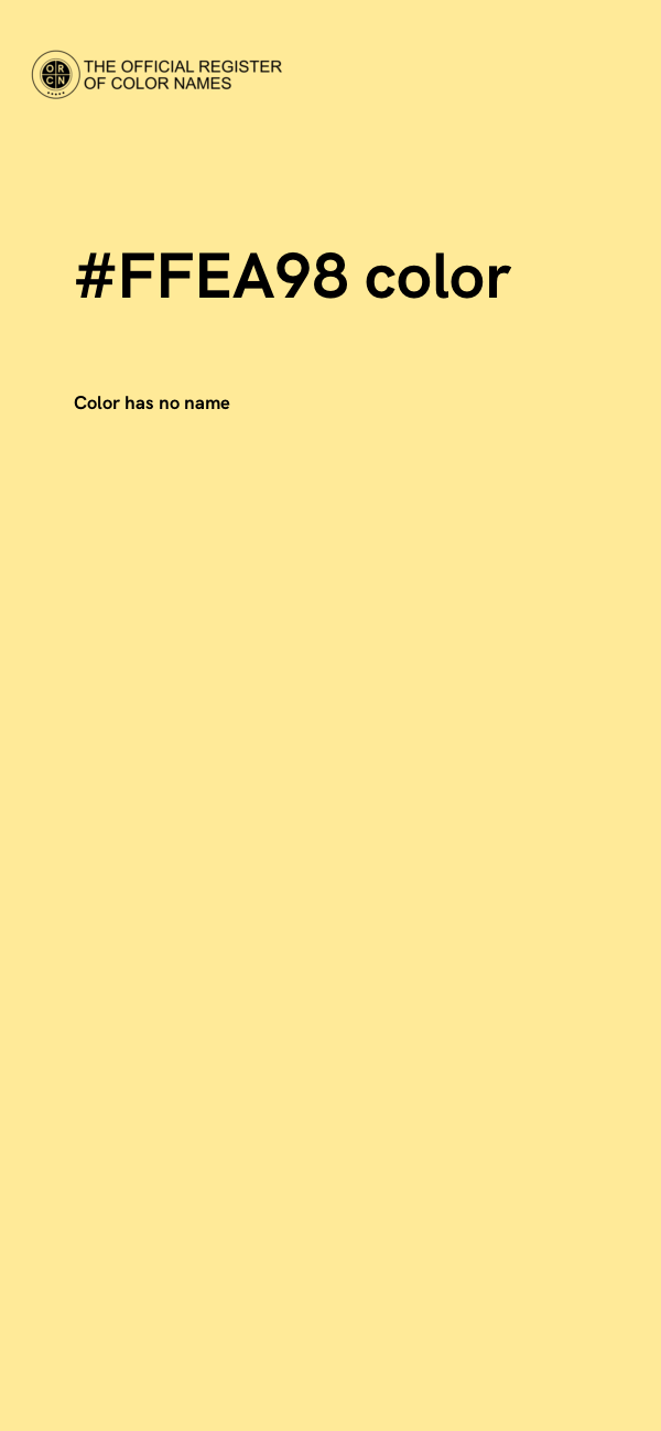#FFEA98 color image