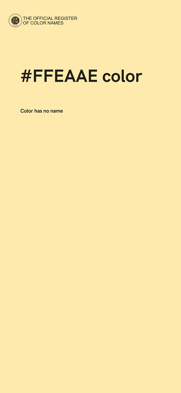 #FFEAAE color image