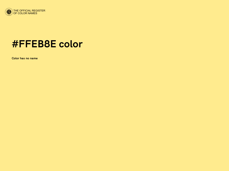 #FFEB8E color image