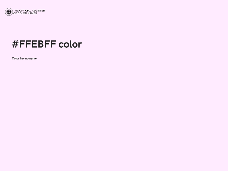 #FFEBFF color image