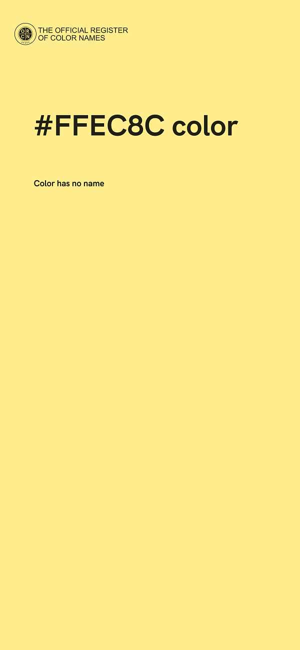 #FFEC8C color image
