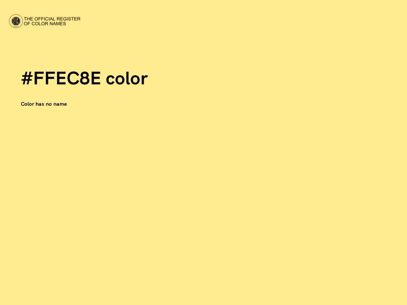 #FFEC8E color image