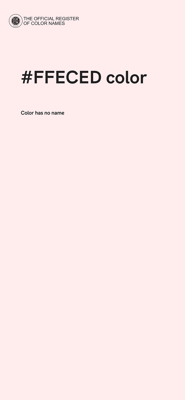 #FFECED color image
