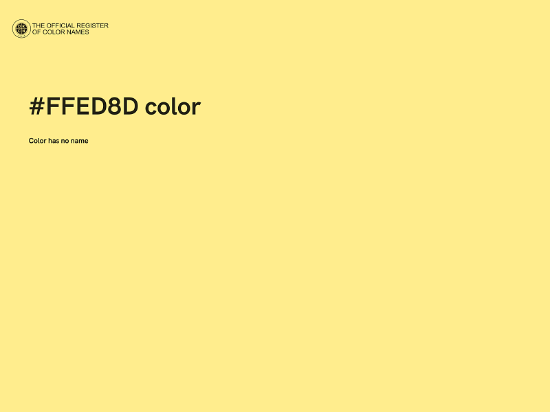 #FFED8D color image