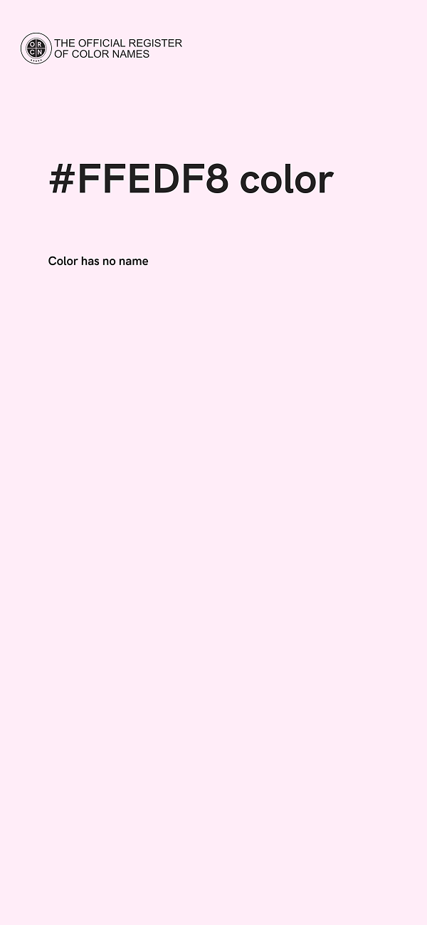 #FFEDF8 color image
