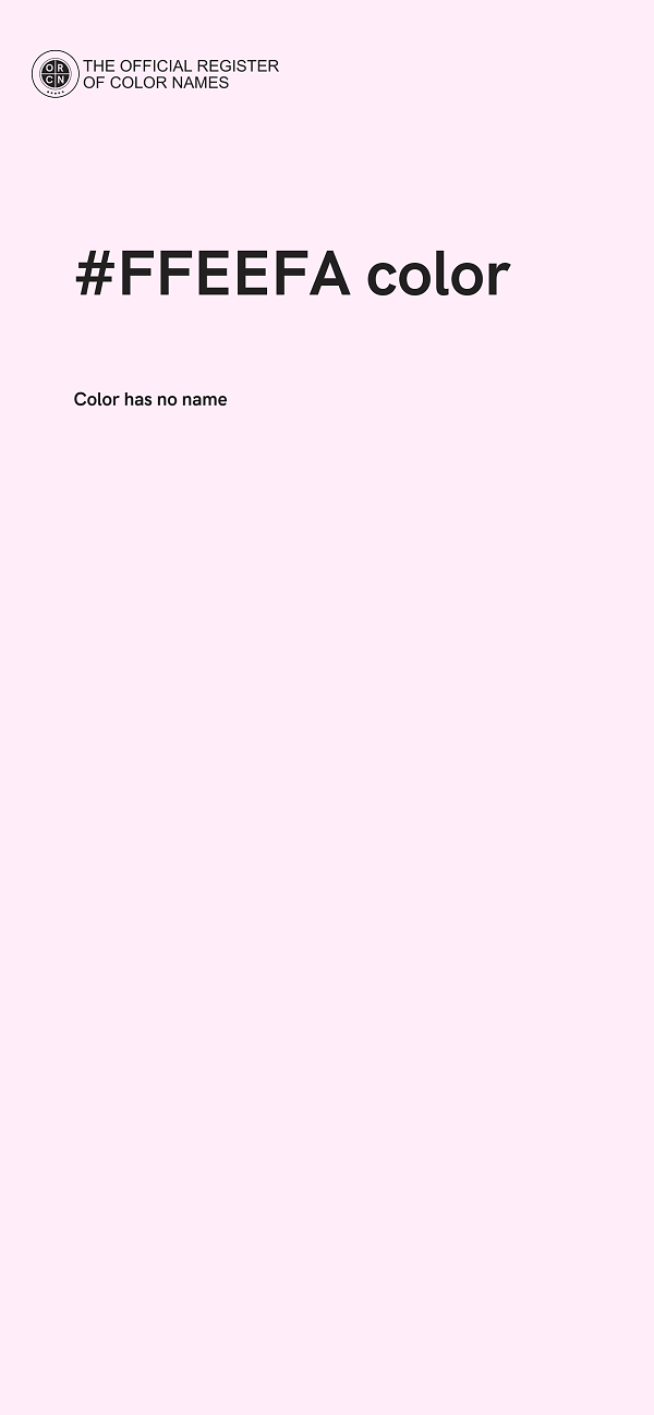 #FFEEFA color image