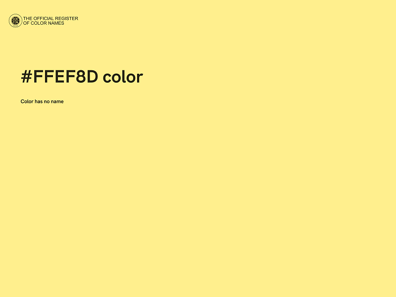 #FFEF8D color image