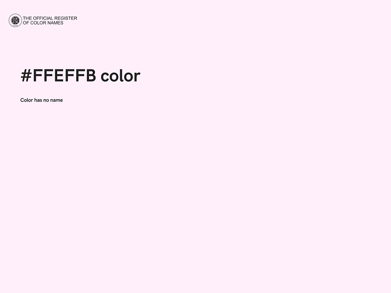 #FFEFFB color image