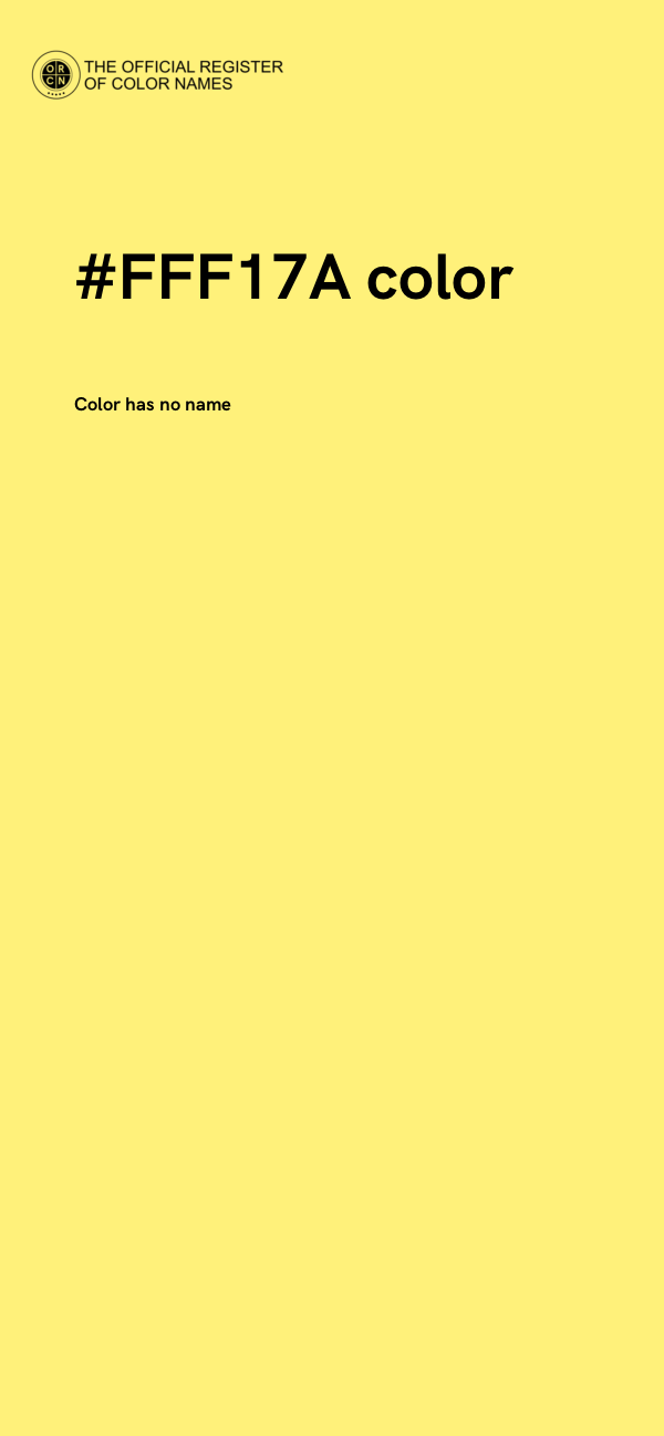 #FFF17A color image