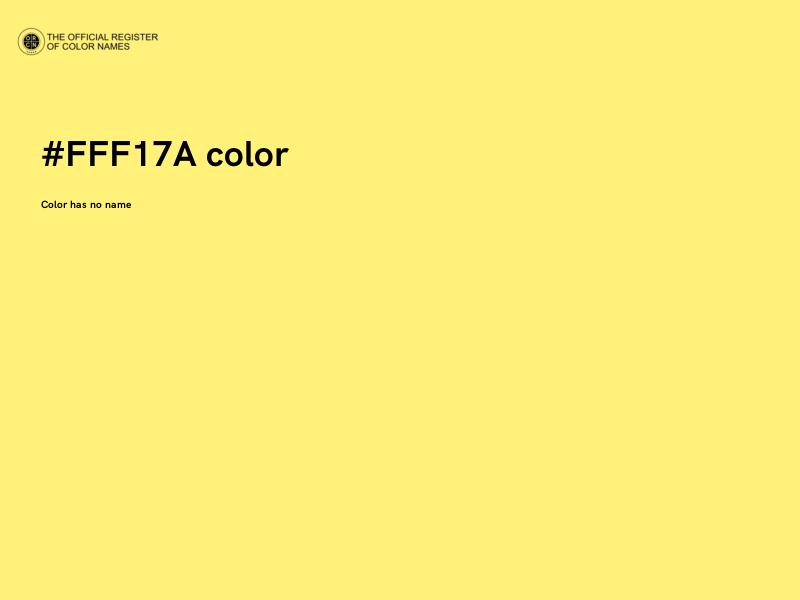 #FFF17A color image