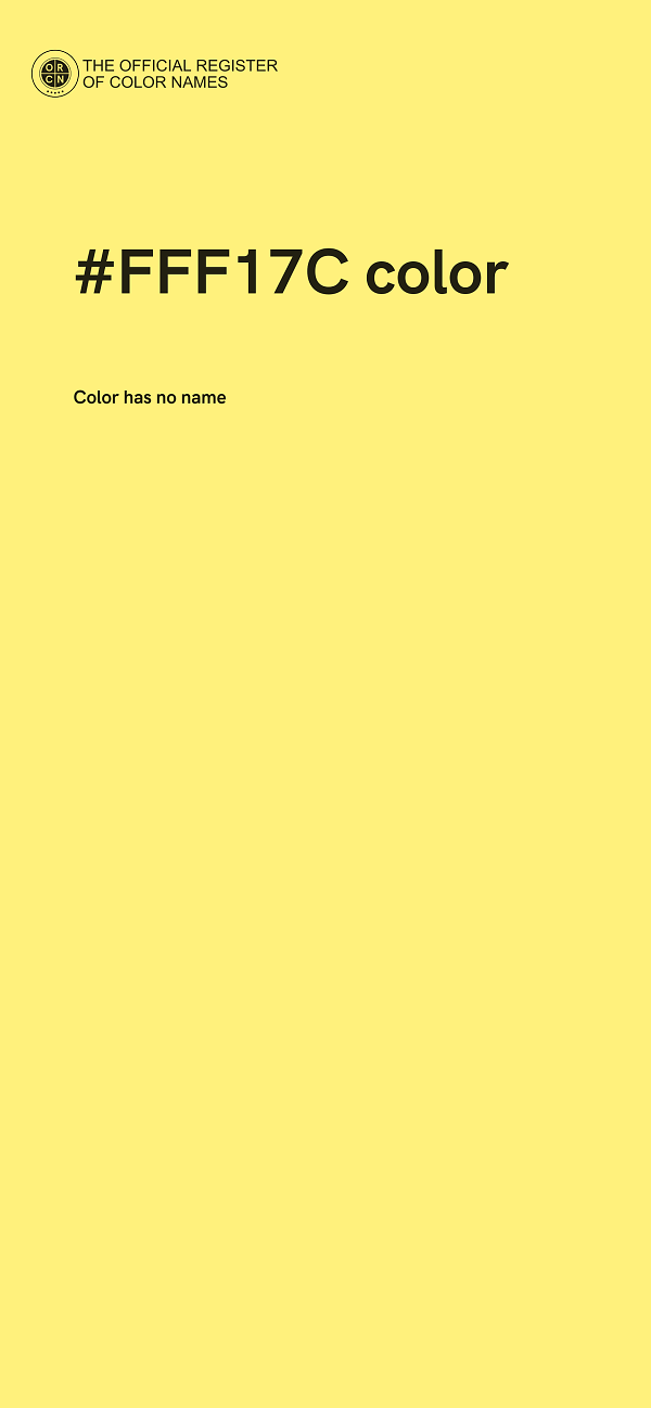 #FFF17C color image