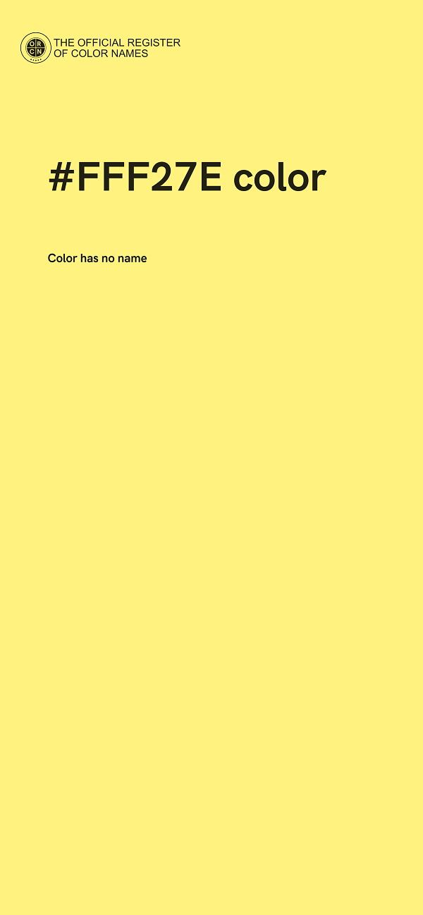 #FFF27E color image