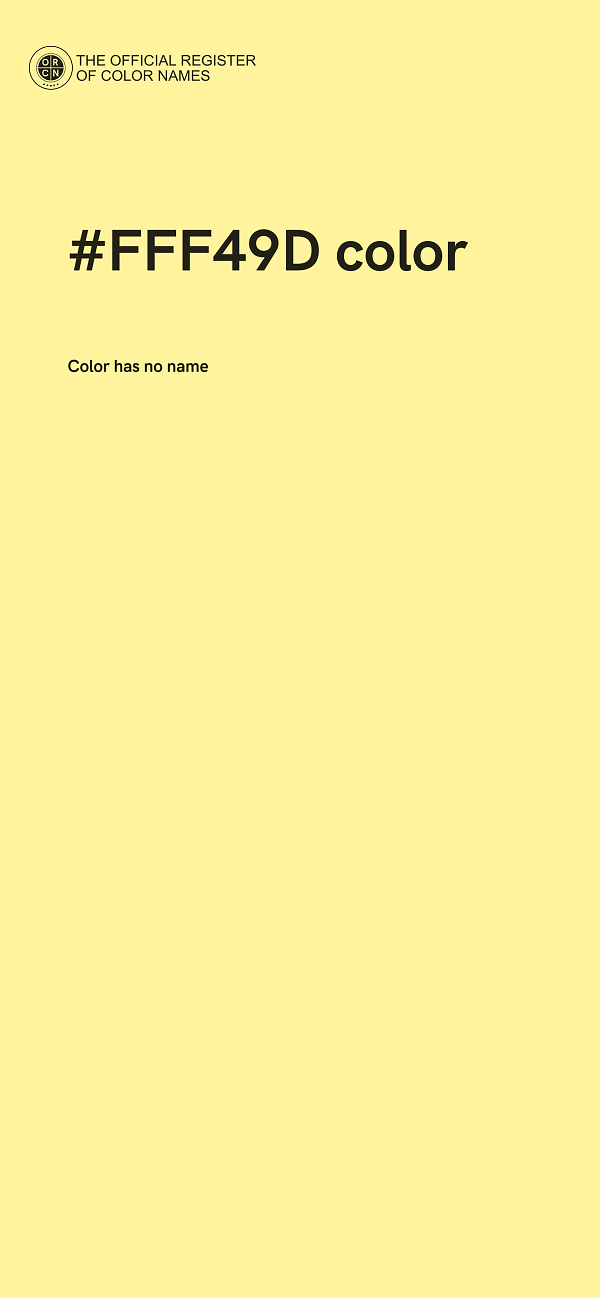 #FFF49D color image