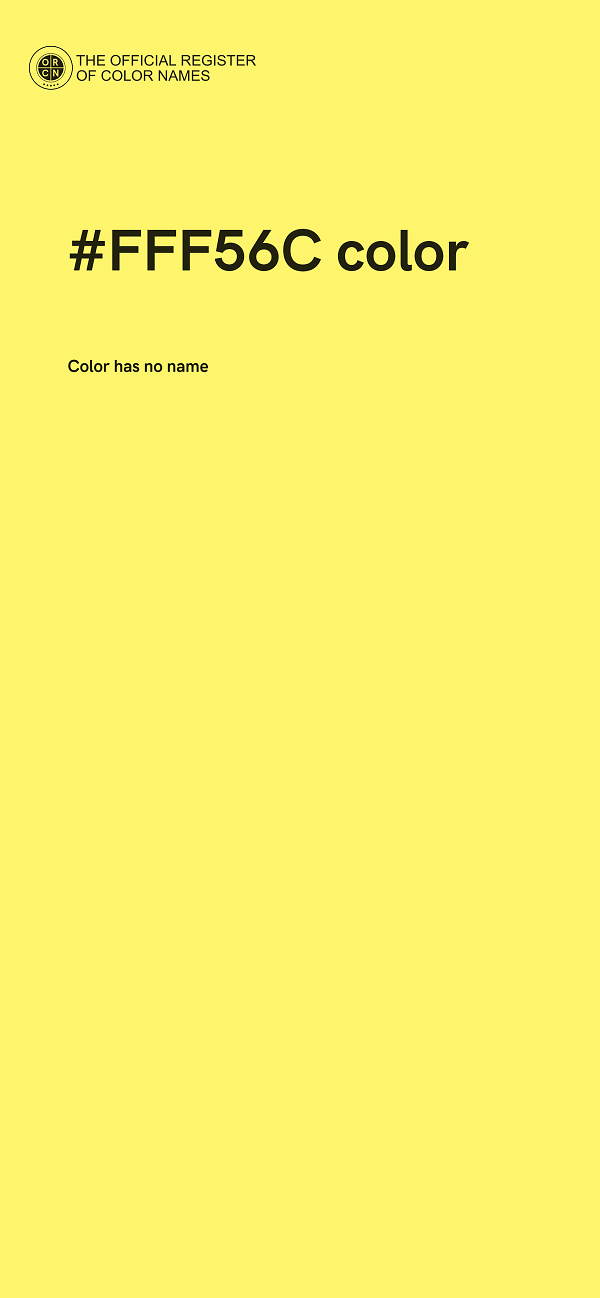 #FFF56C color image