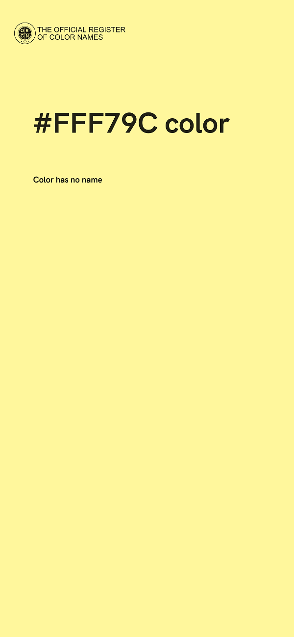 #FFF79C color image