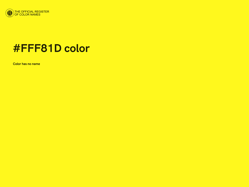 #FFF81D color image