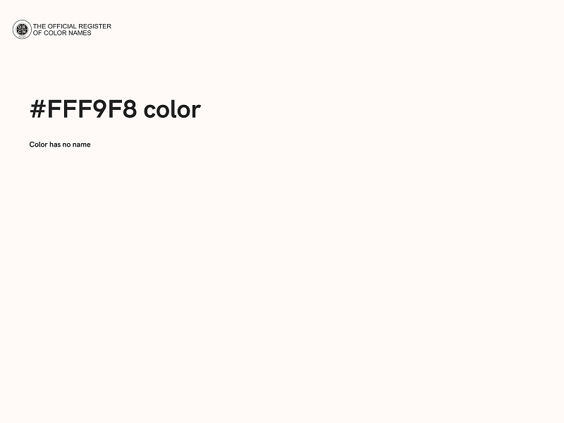 #FFF9F8 color image