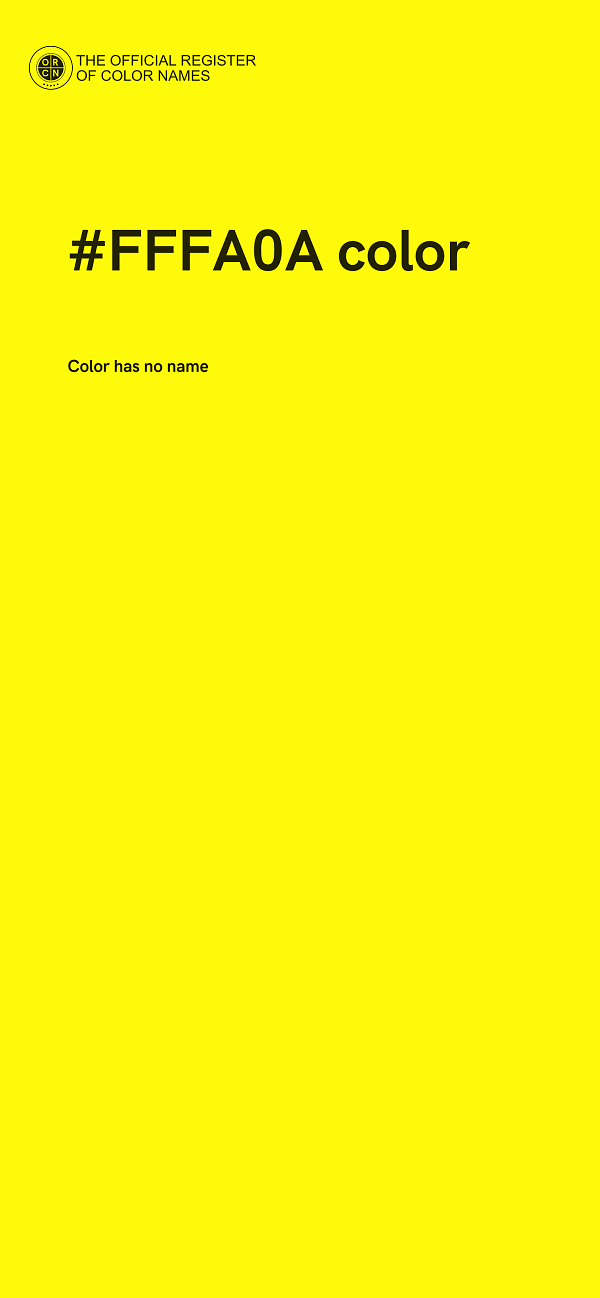 #FFFA0A color image