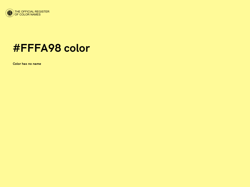 #FFFA98 color image