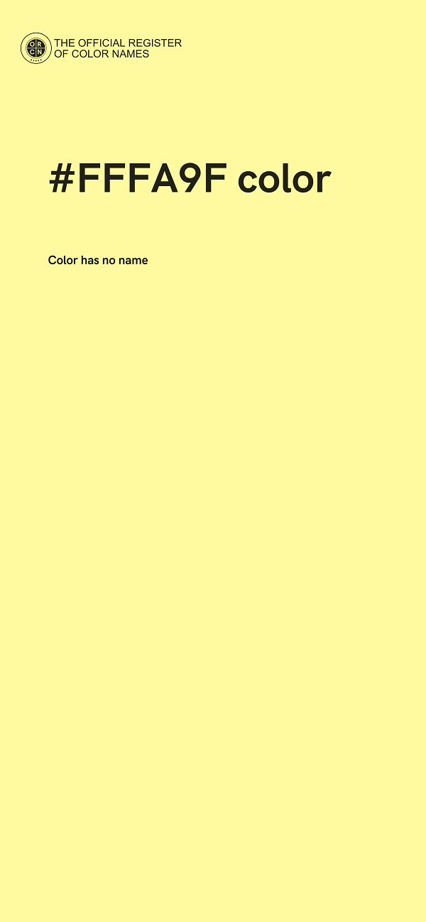 #FFFA9F color image