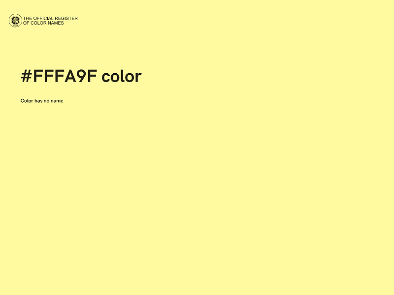 #FFFA9F color image