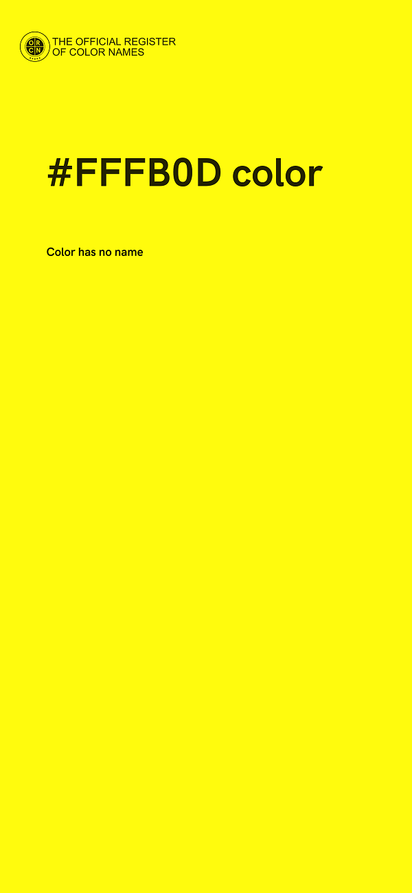 #FFFB0D color image