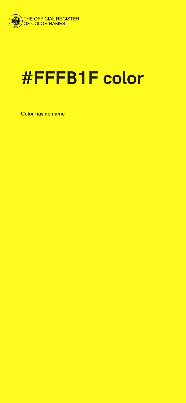 #FFFB1F color image