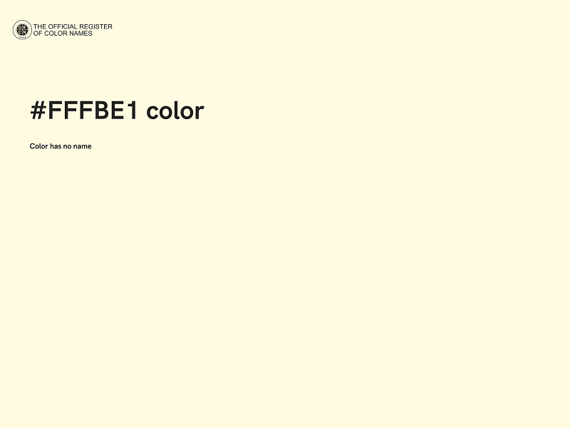 #FFFBE1 color image