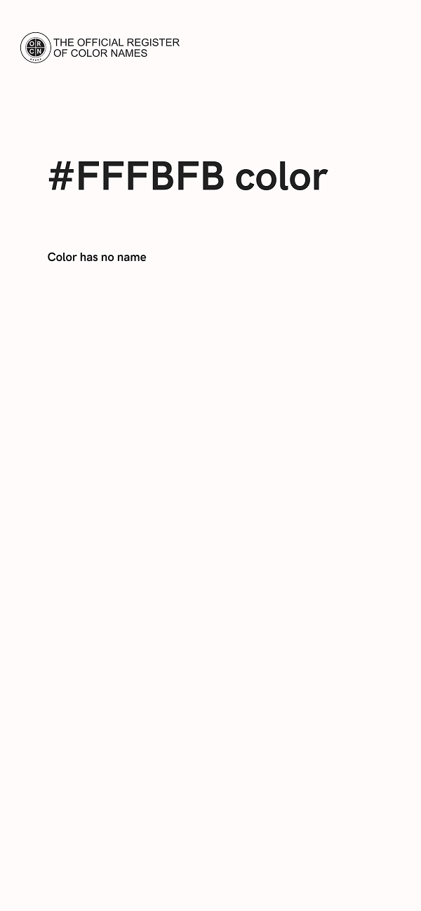 #FFFBFB color image