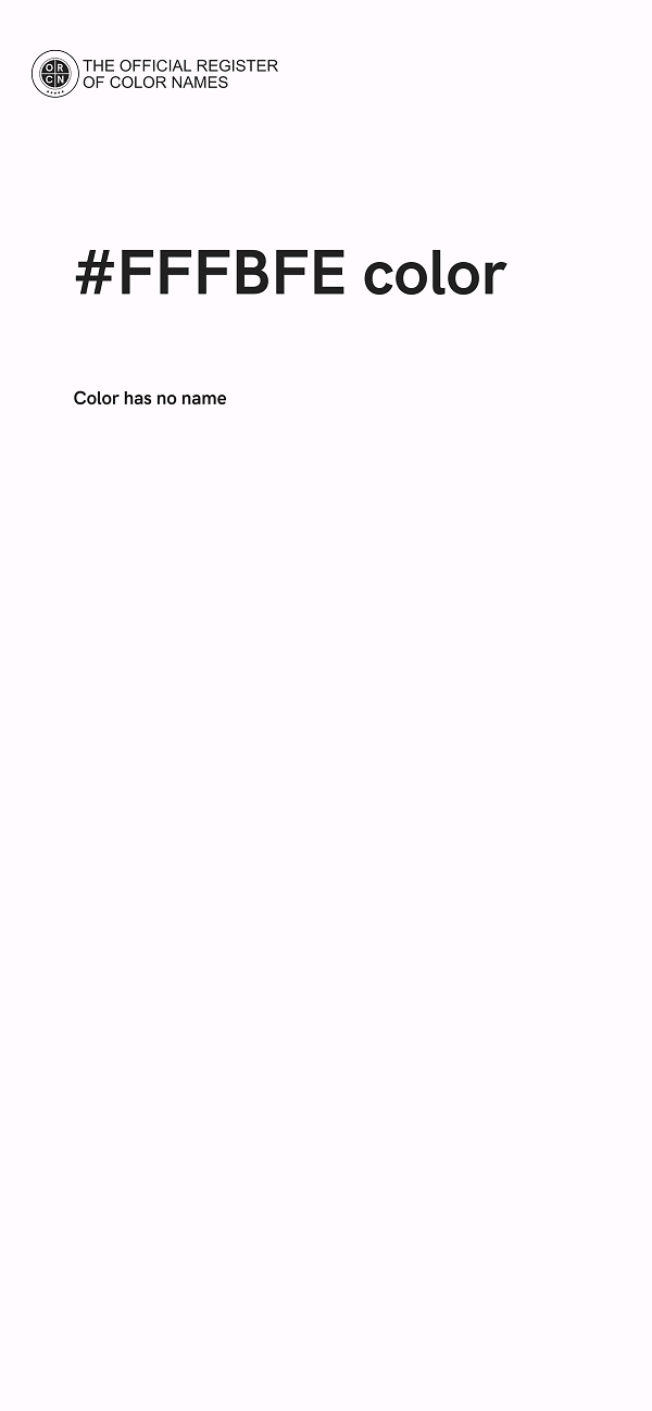 #FFFBFE color image