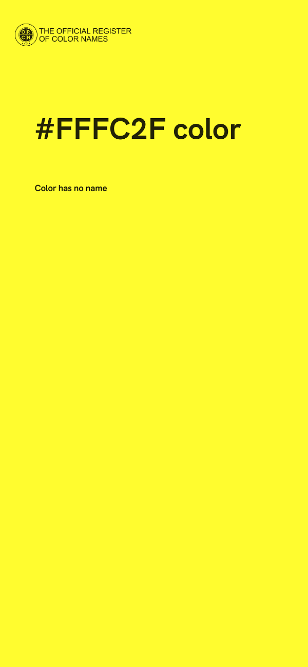 #FFFC2F color image
