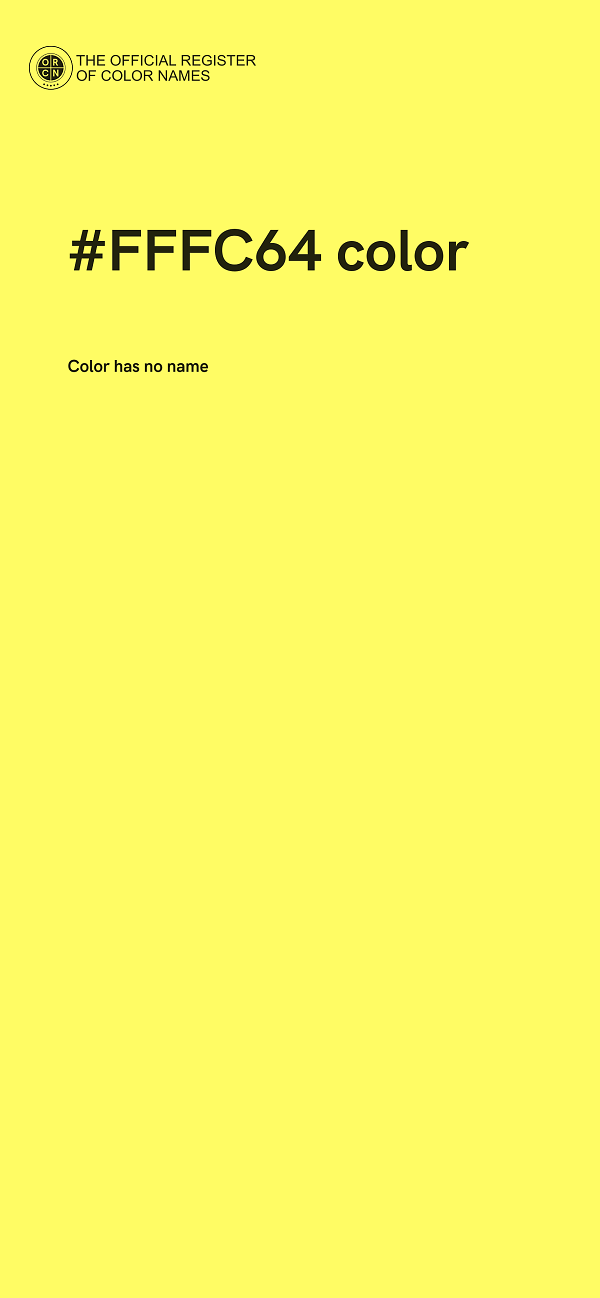 #FFFC64 color image