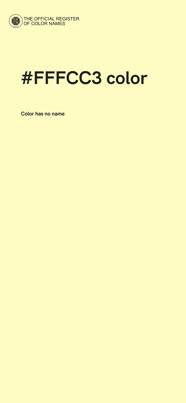 #FFFCC3 color image