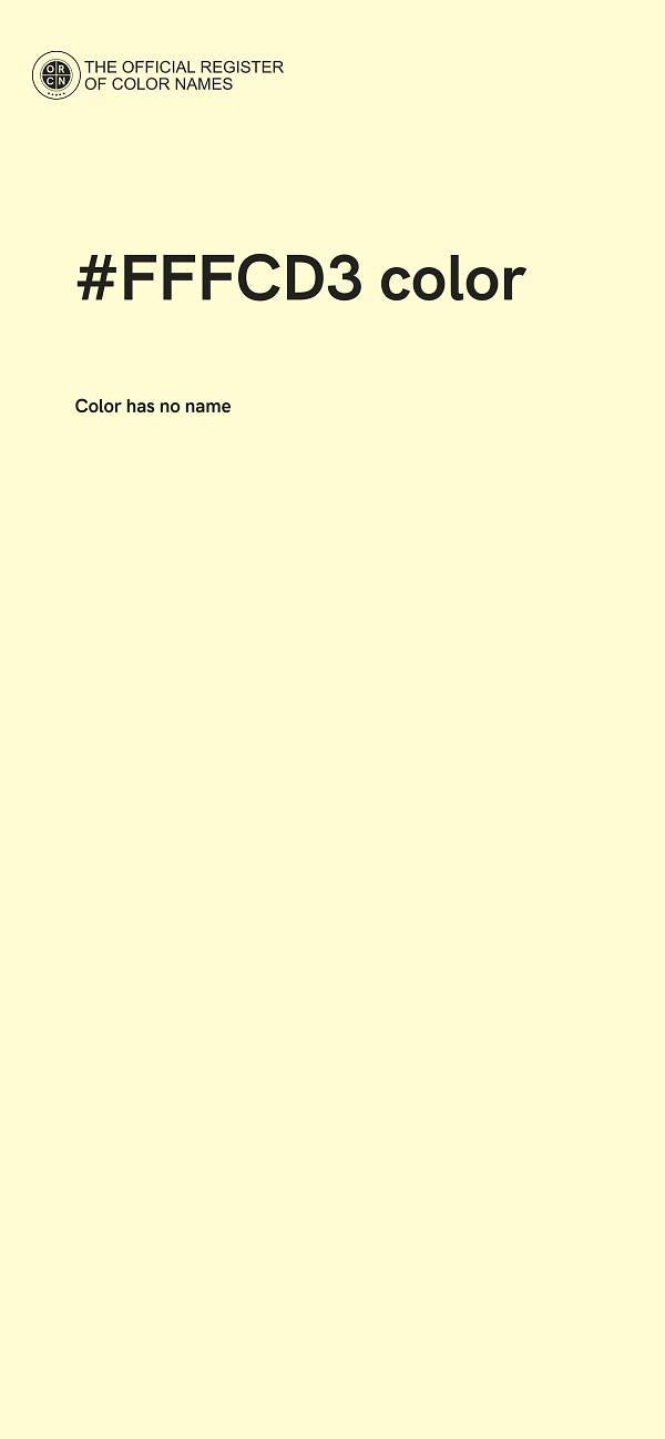 #FFFCD3 color image