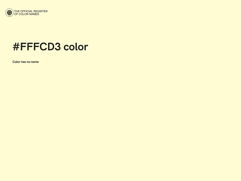 #FFFCD3 color image