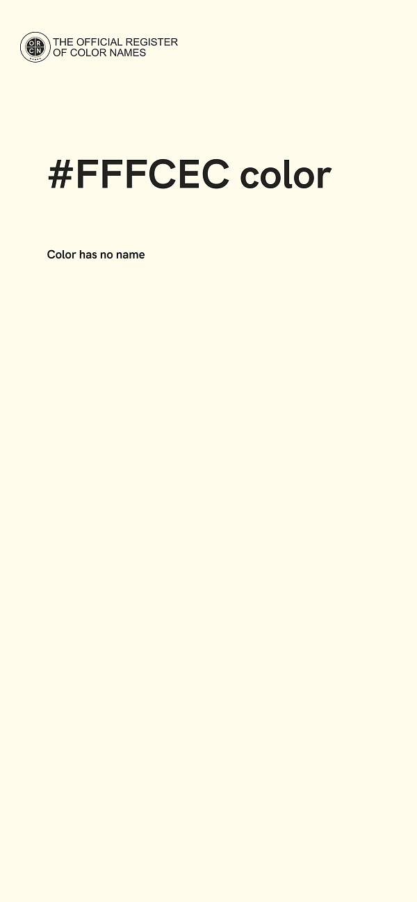 #FFFCEC color image