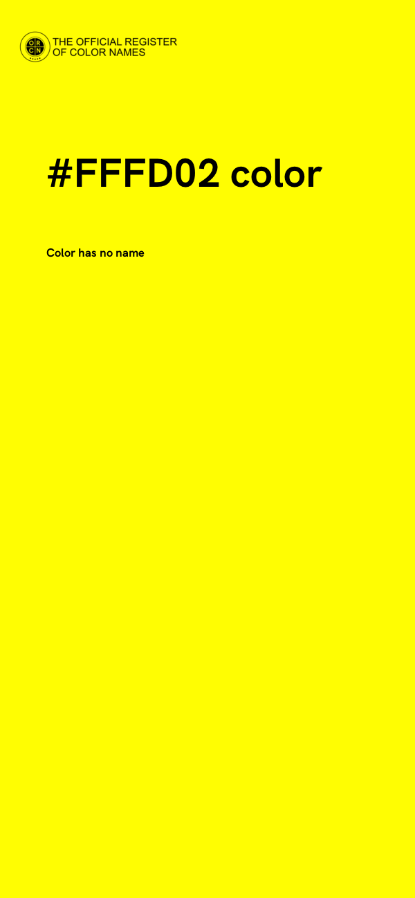 #FFFD02 color image