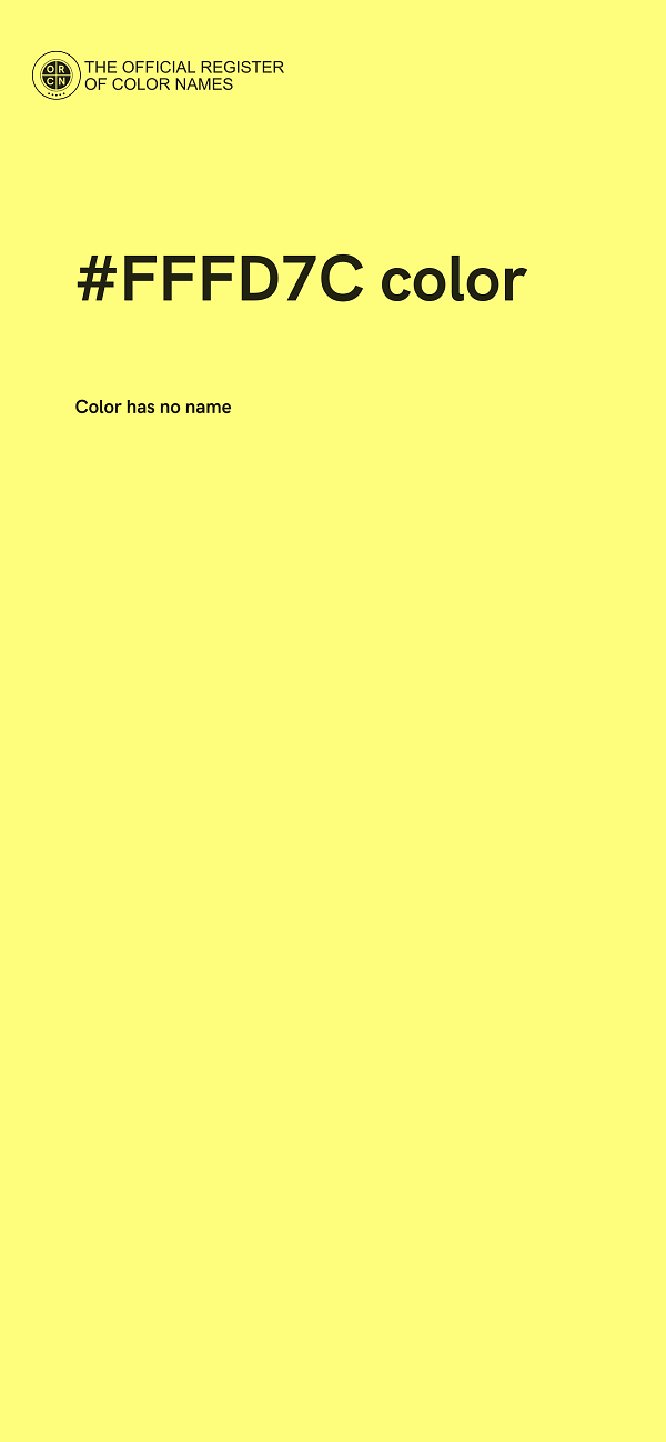 #FFFD7C color image