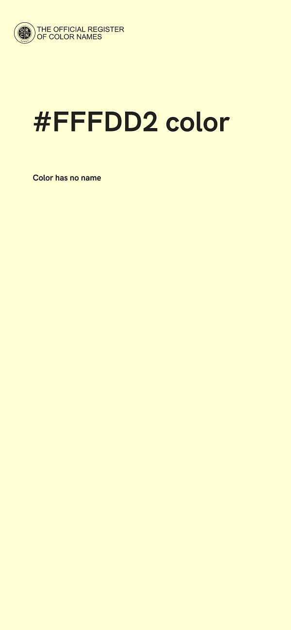 #FFFDD2 color image