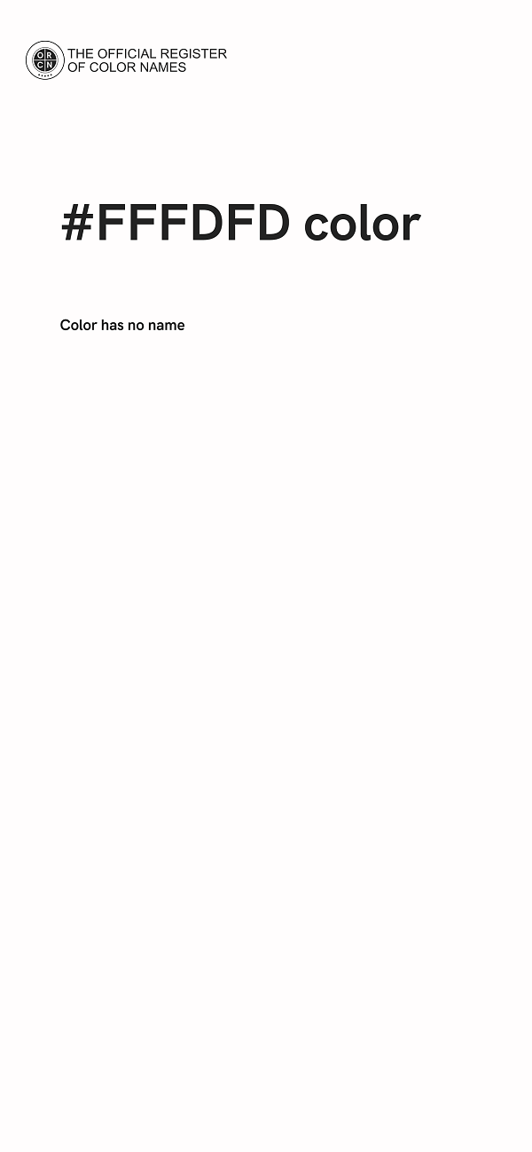 #FFFDFD color image