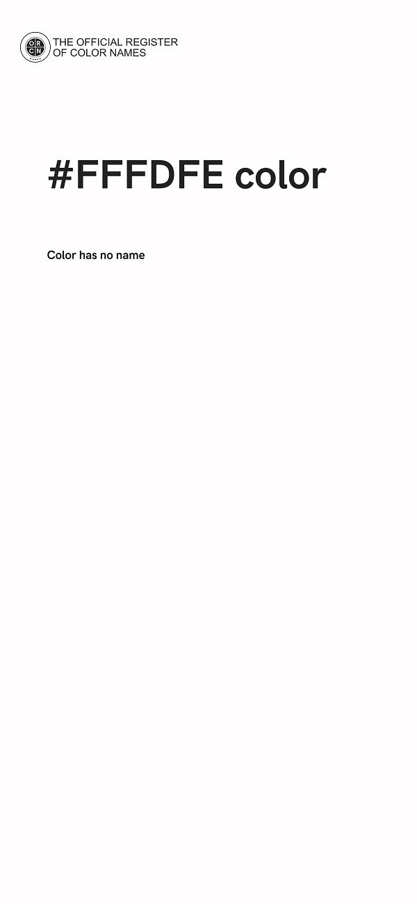#FFFDFE color image