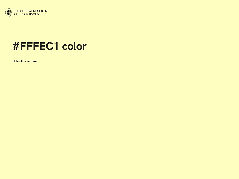 #FFFEC1 color image