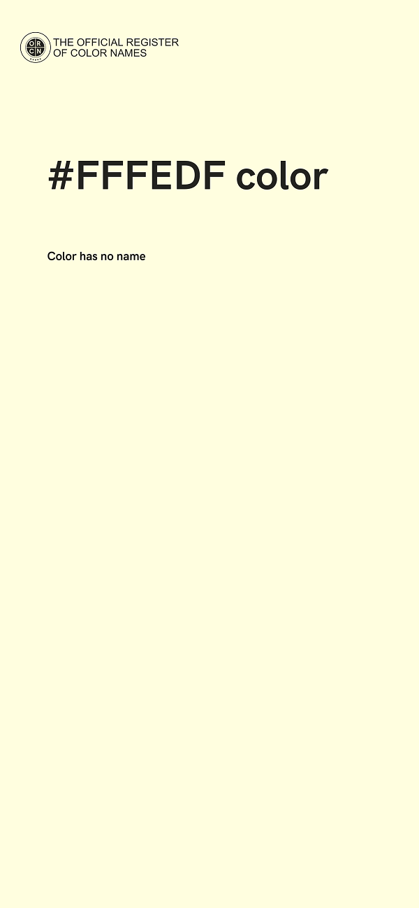 #FFFEDF color image