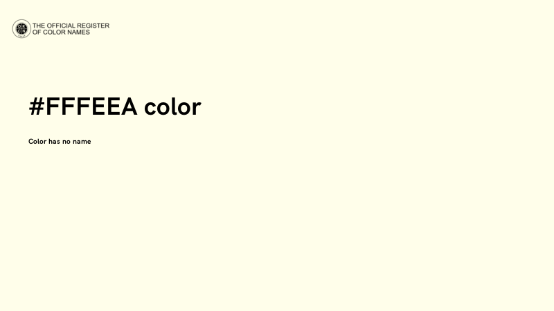 #FFFEEA color image
