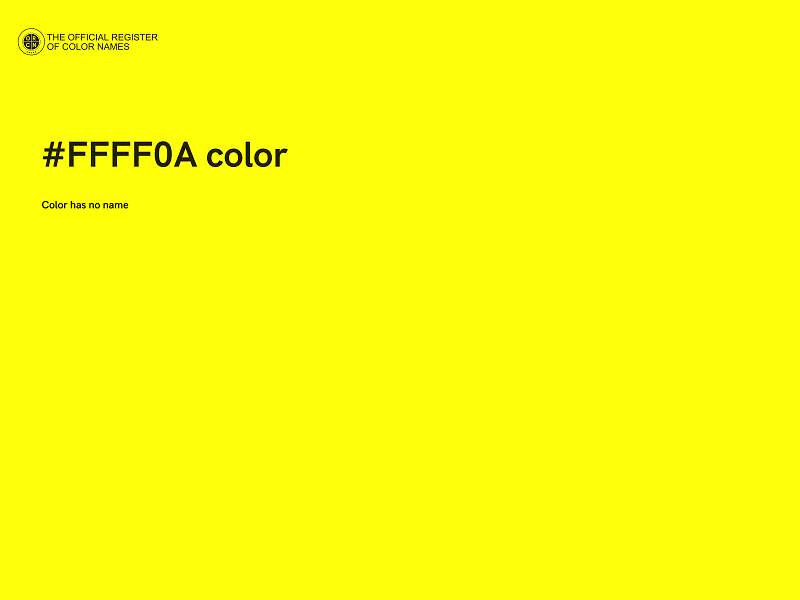 #FFFF0A color image