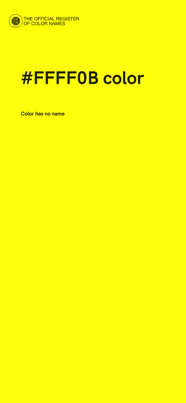 #FFFF0B color image