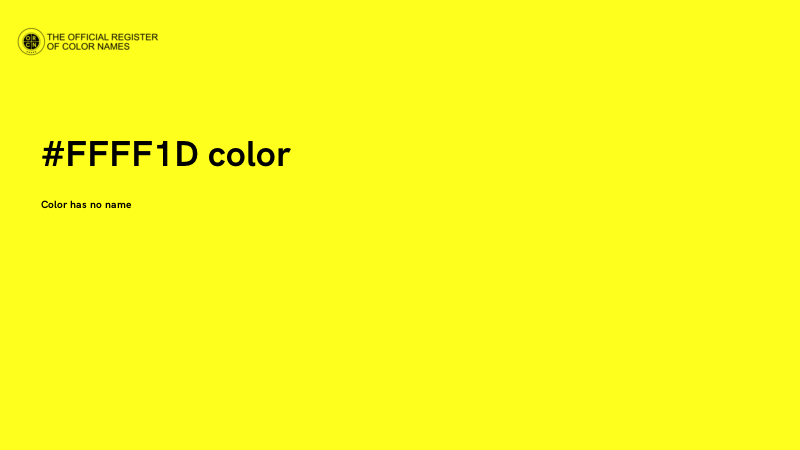 #FFFF1D color image