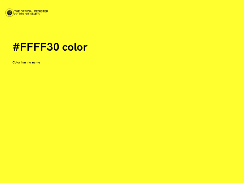 #FFFF30 color image