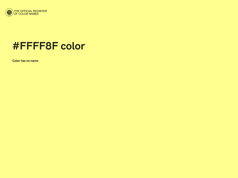 #FFFF8F color image